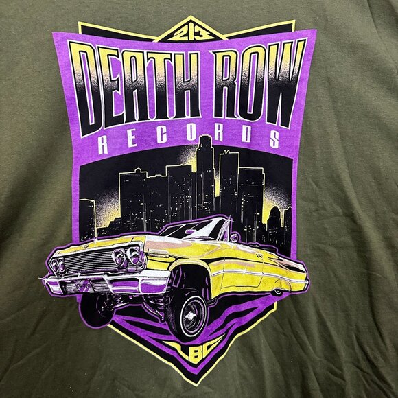 Death Row Records Hip Hop Tshirt size 2X - Picture 2 of 4
